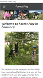 Mobile Screenshot of canmoreforestplay.com